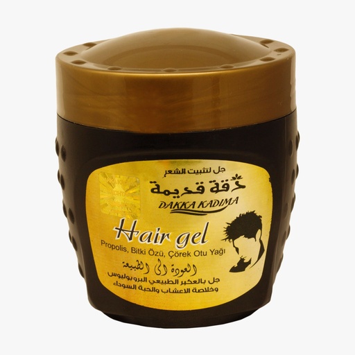 [DK1590] جل مصفف ومثبت للشعر بالعكبر و البروبوليس و حبة البركة - 150 مل
