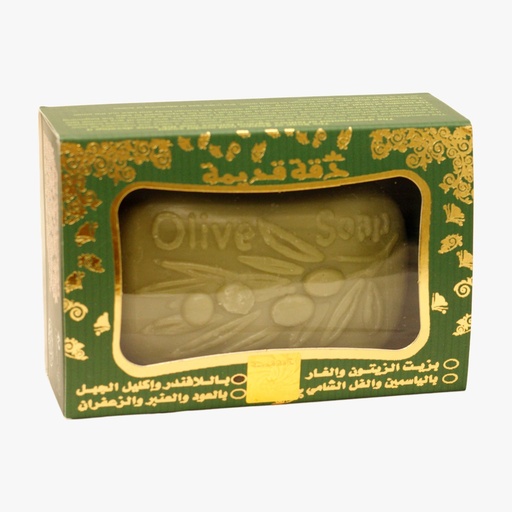 [DK1374] صابون غار غصن الزيتون بزهر الافندر و اكليل الجبل - 135 جرام