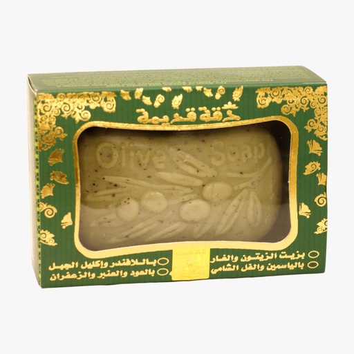 [DK1376] صابون غار غصن الزيتون بزهر الفل و الياسمين - 135 جرام